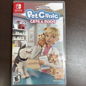 Nintendo Switch Pet Clinic Cats & Dogs - Red and Blue